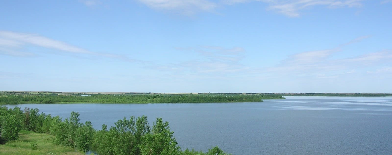 Waconda Lake landscape in Mitchell County